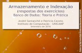 Armazenamento e Indexação - ic.unicamp.brsantanch/teaching/db/2016-2/slides-exercicios/... · (respostas dos exercícios) Banco de Dados: Teoria e Prática ... STC223 223 7 7 MNHN