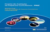 Projeto de Avaliação de Impactos Cumulativos - PAIC · Volume 2 E&P Relatório Final (Fase de Avaliação de Impactos Cumulativos) Litoral Norte/SP Projeto de Avaliação de Impactos