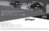 Manual Ventiladores WAP Novowap.wbxservicos.com.br/wp-content/uploads/2018/05/Manual-Ventil... · 5 Pás | Mesa | Coluna | Parede | 3 em 1 | 50 cm de grade : TENSÃO ... com capacidades