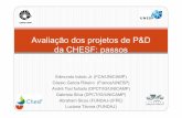 Avaliação dos projetos de P&D da CHESF: passos metodológicosIvUvONLvrL4... · importante esforço de pesquisa; ... operacionalmente como deverão ser os projetos de P&D e os programas