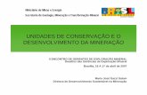 UNIDADES DE CONSERVAÇÃO E OUNIDADES DE CONSERVAÇÃO E O DESENVOLVIMENTO ... · Brasileiro e o Fundo Nacional de Desenvolvimento Florestal • Plano Amazônia SustentávelPlano