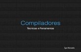 Compiladores - igorbonadio.com.brigorbonadio.com.br/presentations/compiladores/slides.pdf · Análise sintática • Analisa a estrutura do program • Gramática livre de contexto