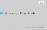 Access Portfolio - Welcome to Investors Trust...ACCESS PORTFOLIO CARACTERÍSTICAS PRINCIPAIS DO ACCESS PORTFOLIO Access Portfolio é um produto de Contribuição Única, de estrutura