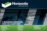 A Horizonte Containers - SICEPOT-MG · clientes com o laudo de descontaminação e habitabilidade. Container Marítimo. Módulo Habitacional Galvanizado. Classificação. Módulo