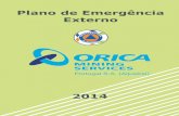 Plano de Emergência Externo - planos.prociv.ptplanos.prociv.pt/Documents/131221234532679878.pdf · Plano de Emergência Externo da Orica Mining Services Portugal S.A. Serviço Municipal