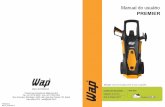 FW004210 Manual Premier Julho 2014 - fresnowap.com.br · 11 mais próximo para fazer a limpeza. Utilizando sua lavadora WAP Colocando a lavadora em funcionamento ... ŸMantenha distância