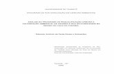 UNIVERSIDADE DE TAUBATÉ PROGRAMA DE PÓS … · Dissertação (Mestrado) - Universidade de Taubaté, Programa de Pós-Graduação em Ciências Ambientais, 2006. 1. ... levando-os
