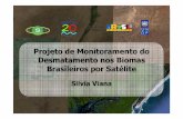 Projeto de Monitoramento do Desmatamento nos Biomas ......Desmatamento nos Biomas Brasileiros por Satélite, acordo SBF/MMA e CSR/Ibama: •Subisidiar os tomadores de decisões na