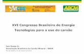 XVI Congresso Brasileiro de Energia Tecnologias para o uso ...Tecnologias_CBE_2015_10_22_LEVI... · O CO2 é capturado a partir da exaustão do processo de combustão por absorção