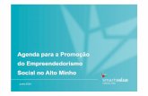 Agenda para a Promoção do Empreendedorismo Social no Alto ...negocio.laceseconomiasocial.com/sites/default/files/documentos... · " Agenda para novas qualificações e novos empregos,