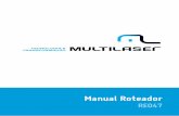 re047 quick guide intalação reset - Cloud Object Storage · 1. Conectando seu roteador wireless Multilaser 2. Configurando seu roteador Multilaser NOTA: Antes de começar, certifique-se