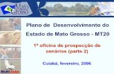 Plano de Desenvolvimento do Estado de Mato Grosso - MT20 · Plano de Desenvolvimento do Estado de Mato Grosso - MT20 1ª oficina de prospecção de cenários (parte 2) Cuiabá, fevereiro,