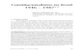Constitucionalismo no Brasil 19461987 1-2 · Revista da EMERJ, v. 11, nº 42, 2008 109 o projeto de Constituição. No plenário da assembléia constituinte o projeto foi emendado,