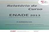 ENADE 2013 - unicentro.br¡cia-2013.pdf · A prova do ENADE/2013, com duração total de 4 (quatro) horas, apresentou um componente de avaliação da Formação Geral, comum aos cursos