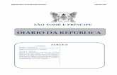 DIÁRIO DA REPÚBLICA - arctel-cplp.org · de telecomunicações na República Democrática de S. Tomé e Príncipe e à cessão da totalidade ou parte da participação do Estado
