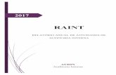 RAINT - cefet-rj.br 2.8 RAINT 2017.pdf · capacitação dos servidores lotados na AUDIN ao longo do exercício; (iii) benefícios auferidos por meio da atuação da Auditoria Interna;
