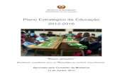 Plano Estratégico da Educação 2012-2016 - Pages S1/PEE2012-2016_Final.pdf · 5.2.5 Ambiente escolar saudável e seguro ..... 47 5.3 Programas específicos ... 7.5 Plano de acção