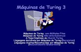 Máquinas de Turing 3 - wiki.icmc.usp.brwiki.icmc.usp.br/images/0/0b/MT3_2010.pdf · 3 MT como um processador de funções inteiras •Tradicionalmente, os inteiros são representados