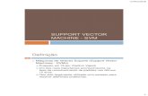 SUPPORT VECTOR MACHINE - SVM Definiçãobackes/pgc204/Aula08-SVM.pdf · Ideia geral Perceptron é ... Interpretação geométrica ... Multiplicadores de Lagrange são muito utilizados