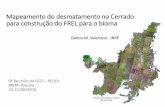 Mapeamento do desmatamento no Cerrado para construção do ...redd.mma.gov.br/images/central-de-midia/pdf/publicacoes/dalton... · •Construção da série histórica de mapas de