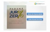 Banco do Empreendedor Linha ParanáJuro Zero · 2016-02-11 · 22 21ªparcela dispensado ... 2ºprojeto -solange de freitas –capital de giro para ... anta magra cap. giro 3.000,00