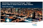 Seminário Internacional Portugal - Brasil: Smart Cities ... · • Atuação nos mercados mais atraentes do Brasil ... empresas de energia estarão integradas às ... Para seleção
