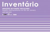 Inventário - inea.rj.gov.bredisp/inea0127421.pdf · Anexo 3 – Funções horárias de tráfego, por classes de vias e zonas administrativas do município do Rio de Janeiro ... Tabela