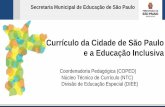 Currículo da Cidade de São Paulo e a Educação Inclusivapatiodigital.prefeitura.sp.gov.br/wp-content/uploads/sites/4/2017/... · “Em algum lugar, alguém está dizendo a um menino
