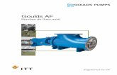 Bombas de fluxo axial - gouldspumps.com · Design fundido de 6 a 36 polegadas (152,4 a 14,4 mm) Design fabricado de 36 a 60 polegadas (914,4 a 1.524 mm) com base opcional montada