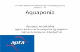 VII Forum Internacional de Plasticultura e Tecnologia ...cobapla.com.br/wp-content/uploads/2018/07/AQUAPONIAcompressed.pdf · Na aquaponia o peixe “alimenta” a planta, enquanto