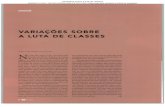 Variações sobre a luta de classes - unicamp.br · A LUTA DE CLASSES JOÄO ALEXANDRE PESCHANSKI o fim dos anos 1970, circulou pela América do Norte e Europa um cartaz ... programáticas