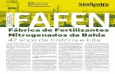 Fábrica de Fertilizantes Nitrogenados da Bahia 47 anos de ... · A grande contradição é que o seg-mento de fertilizantes encontra-se ... de fertilizantes. Na ação, argumentamos