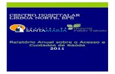 Relatório Anual sobre o Acesso a Cuidados de Saúde 2011 · Enumeração de Regulamentos/Manuais de Procedimentos de Sectores/Serviços fundamentais e/ou com afinidade temática