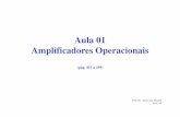 Aula 01 Amplificadores Operacionais - pucsp.brelo2eng/Aula_01_DCE4_2012.pdf · • Amplificadores Operacionais são amplificadores diferencias com ganho muito alto , impedância de