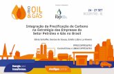 Integração da Precificação de Carbono na Estratégia das ... · Integração da Precificação de Carbono na Estratégia das Empresas do Setor Petróleo e Gás no Brasil ... •