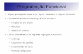 Programação Funcional - aleph0.infoaleph0.info/cursos/ed/2008-t2/fp/aula-fp.pdfProgramação Concorrente (Occam, Erlang) Programação orientada a pilha, no estilo das calculadoras