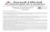 Jornal Oficial - Portal da Prefeitura de Londrina · modificações da Lei 10.003/2006, e no Decreto Municipal N º 466/06, além do presente Edital. ... Jornal Oficial nº 2272 Pág.