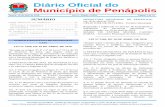 Diário Oficial do Município de Penápolis · Município de Penápolis - Estado de São Paulo | Lei Municipal n° 2230, de 08 de novembro de 2017. Diário Oficial assinado digitalmente