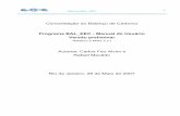 Consolidação do Balanço de Carbono - ecen.comecen.com/eee62/eee62p/manual_bal_ecc.pdf · Consolidação do Balanço de Carbono Programa BAL_EEC - Manual do Usuário Versão preliminar