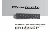 Indicador Digital Microprocessado CTH2255 Ppregaoeletronico.cesp.com.br/Licita\dv_int.nsf/4.2.V... · 4. instalação 4.1 Mecânica O indicador CTH pode ser instalado em painéis