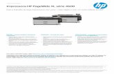 Impressora HP PageWide XL série 4600 · Impressão da primeira página 30 seg. (a par tir do modo Pronta) Supor tes de impressão Rolos para impressão Padrão: 2 rolos com troca