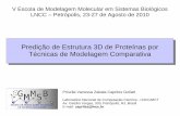 Predição de Estrutura 3D de Proteínas por Técnicas de ... · Predição de Estrutura 3D de Proteínas por Técnicas de Modelagem Comparativa Predição de Estrutura 3D de Proteínas
