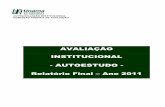 AVALIAÇÃO INSTITUCIONAL - AUTOESTUDO“RIO DO AUTOESTUDO... · Articulação entre o PDI e os processos de avaliação institucional ... especiais ... SIGNIFICADO SOCIAL DA CONTINUIDADE