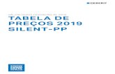 TABELA DE PRE‡OS .tabela de pre‡os 2019 sistemas drenagem vlida desde fevereiro de 2019 tabela