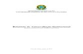 Relatório de Autoavaliação Institucional - UFRB Parcial I do Ciclo... · Comissão Própria de Avaliação – CPA Relatório Parcial I do Ciclo Avaliativo 2012-2014 2 Relatório