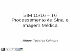 SIM 15/16 T6 Processamento de Sinal e Imagem Médicamcoimbra/lectures/SIM_1516/SIM_1516_T6... · –Imagem emitida pela televisão –Velocidade do meu automóvel • Sinal digital: