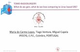 Maria do Carmo Lopes, Tiago Ventura, Miguel Capela IPOCFG ... · ICARO 2, Vienna, Austria, 20-23 June 2017 Maria do Carmo Lopes, IPOCFG, Coimbra, Portugal TOMO-RADIOSURGERY: What