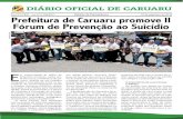 Estado de Pernambuco Prefeitura de Caruaru promove II Fórum …radioculturadonordeste.com.br/wp-content/uploads/2018/09/Diario... · ria de Saúde de Caruaru. Para finalizar o evento,