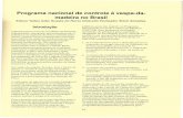 Programa nacional de controle á vespa-da- madeira no Brasilainfo.cnptia.embrapa.br/.../137087/1/Progama-nacional-de-controle.pdf · Introdução oBrasil possui cerca de 5milhões