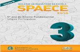Língua Portuguesa VOLUME III - spaece.caedufjf.net · habilidades em Língua Portuguesa mais complexas do que os do 5º ano do Ensino Fundamental, estando, portanto, localizados